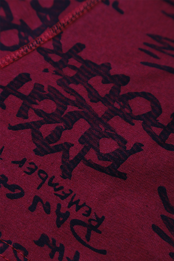 Desenli Erkek Çocuk Boxer 3001 | Bordo Siyah