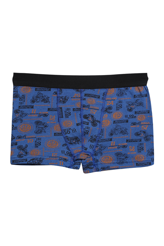 Menbox - Desenli Erkek Çocuk Boxer 3001-1 | Saks