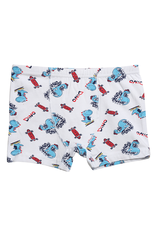 STİL - Likralı Empirme Erkek Çocuk Boxer 9072 | Beyaz