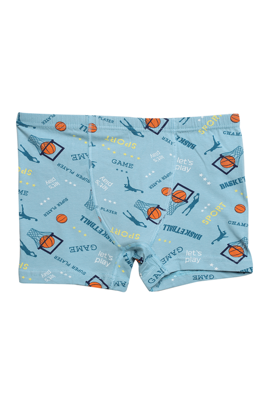 STİL - Likralı Empirme Erkek Çocuk Boxer 9072 | Mavi