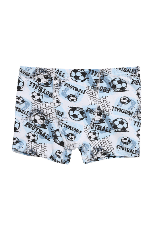 STİL - Likralı Empirme Erkek Çocuk Boxer 9072-1 | Açık Mavi