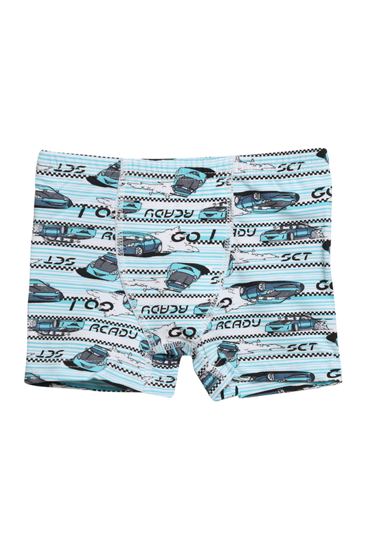 STİL - Likralı Empirme Erkek Çocuk Boxer 9072-1 | Yeşil