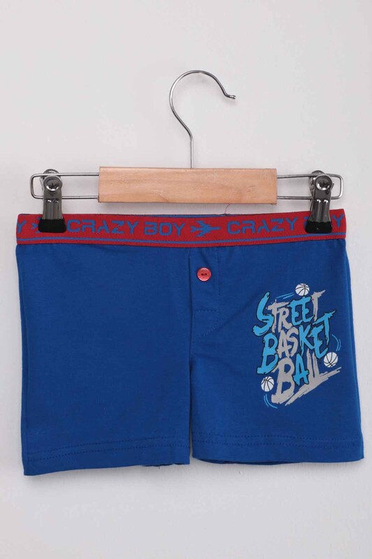 TUTKU - Tutku Basketball Yazı Baskılı Erkek Çocuk Boxer 253 | Saks