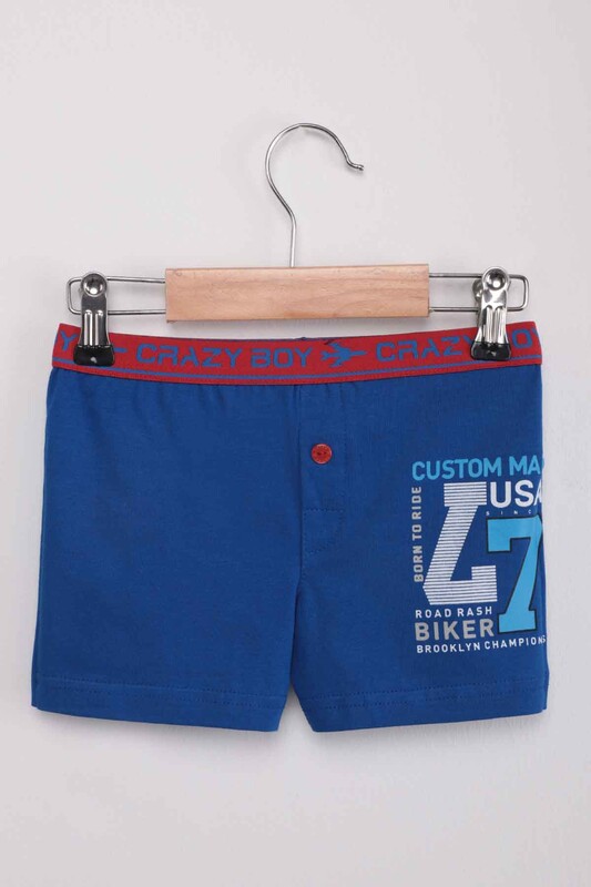 TUTKU - Tutku Yedi Yazı Baskılı Erkek Çocuk Boxer 253 | Saks