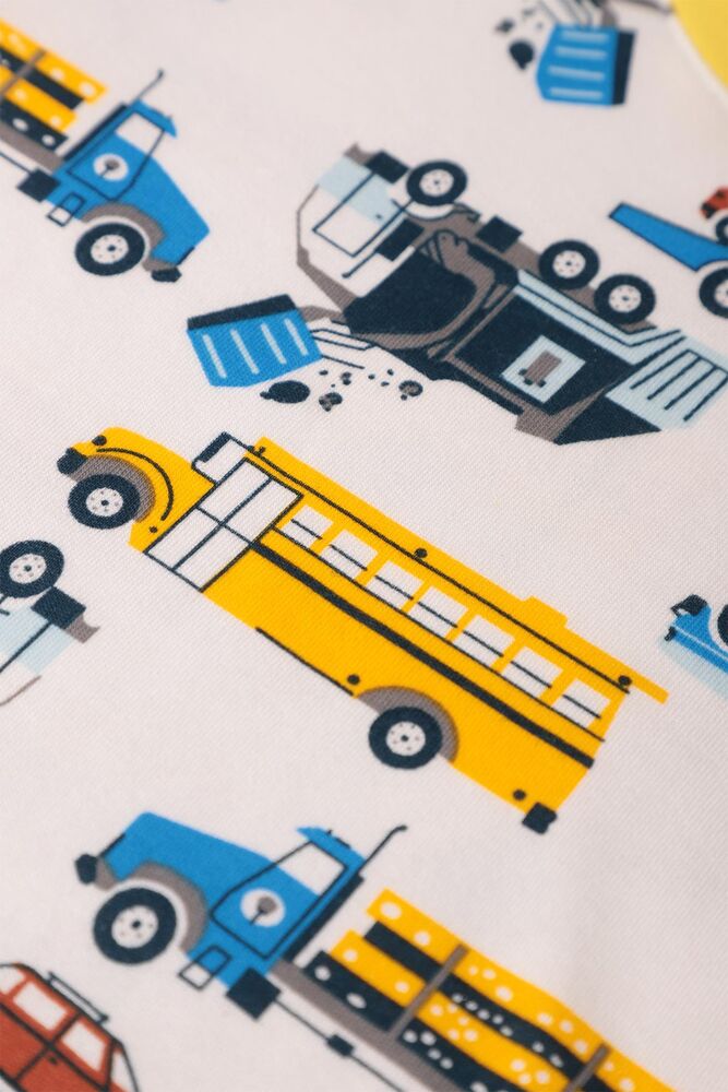 Erkek Çocuk Pijama Takımı 3000 | Beyaz