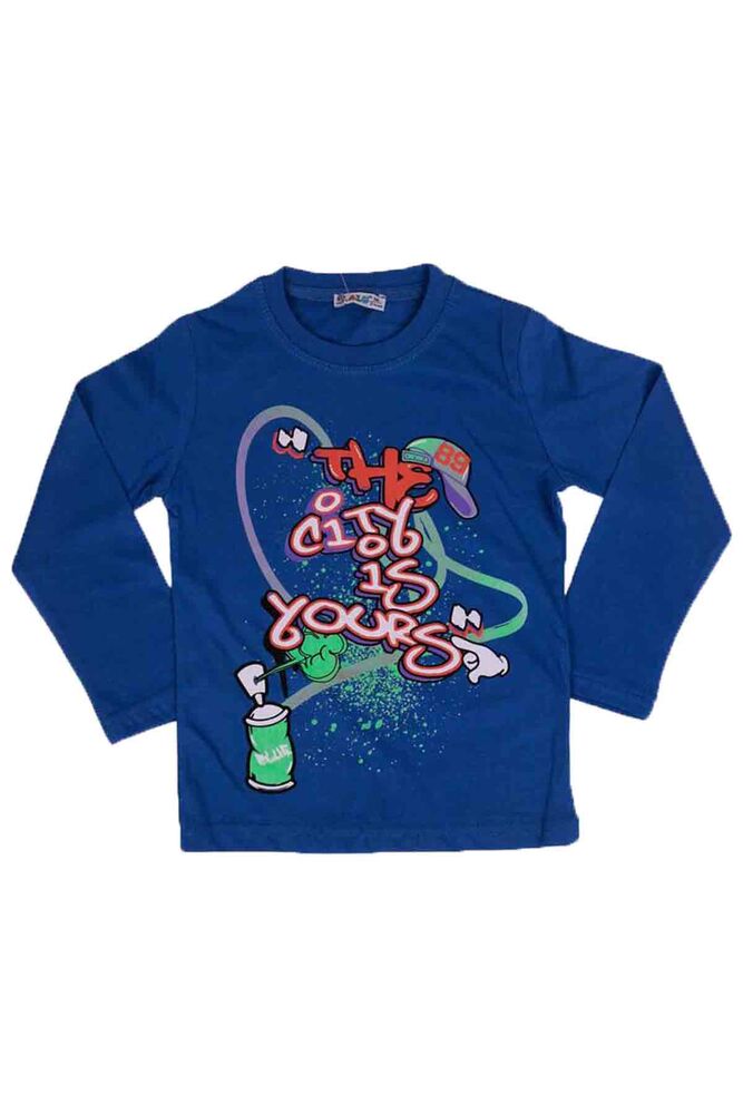 ALG Baskılı Uzun Kollu Erkek Çocuk Sweat | Saks