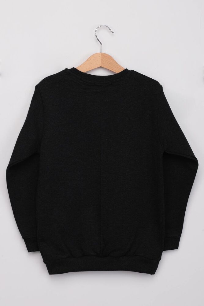 Seven Teen Yazılı Erkek Çocuk Sweatshirt | Antrasit