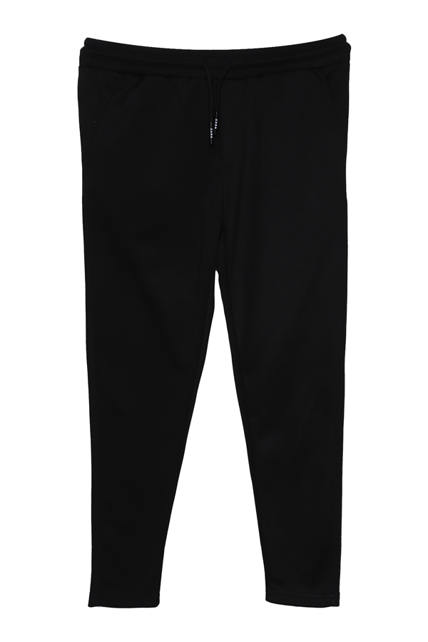 Erkek Düz Paça Pantolon 3520 | Siyah