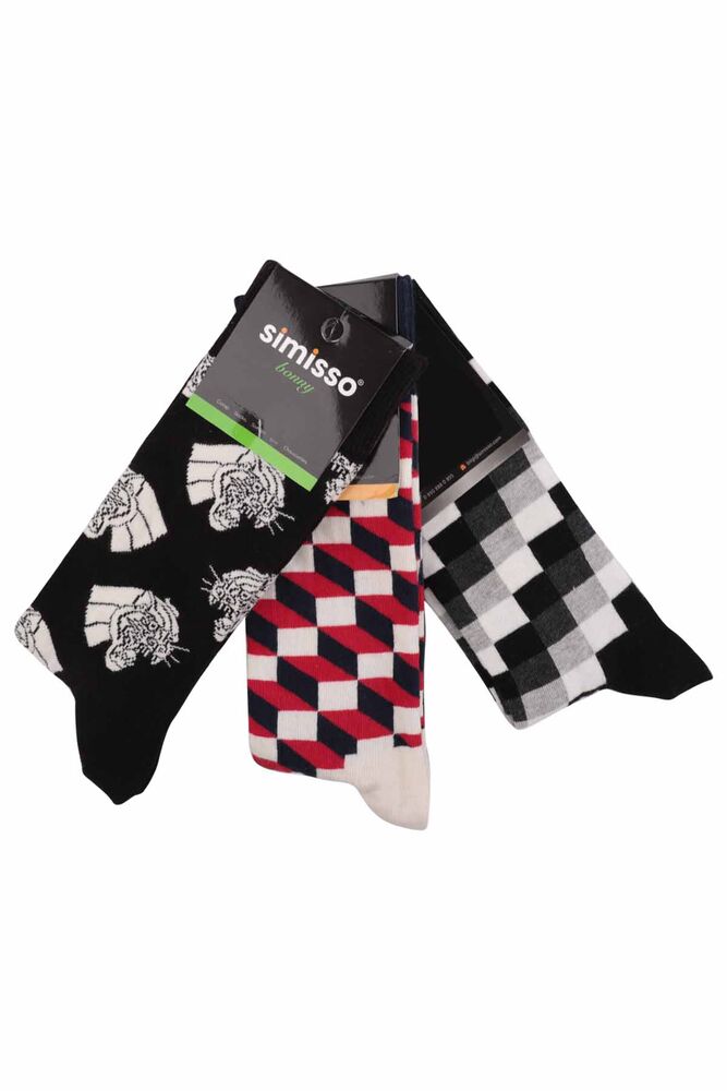 Simisso Renkli Çorap Seti 3'lü | Set 20