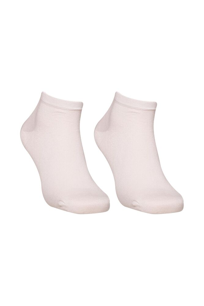Erkek Bambu Patik Çorap 4605 | Beyaz