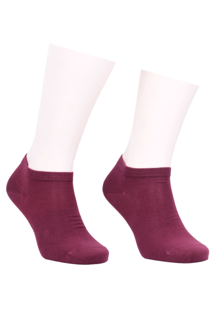 Jiber Bambu Patik Çorap 6750 | Bordo