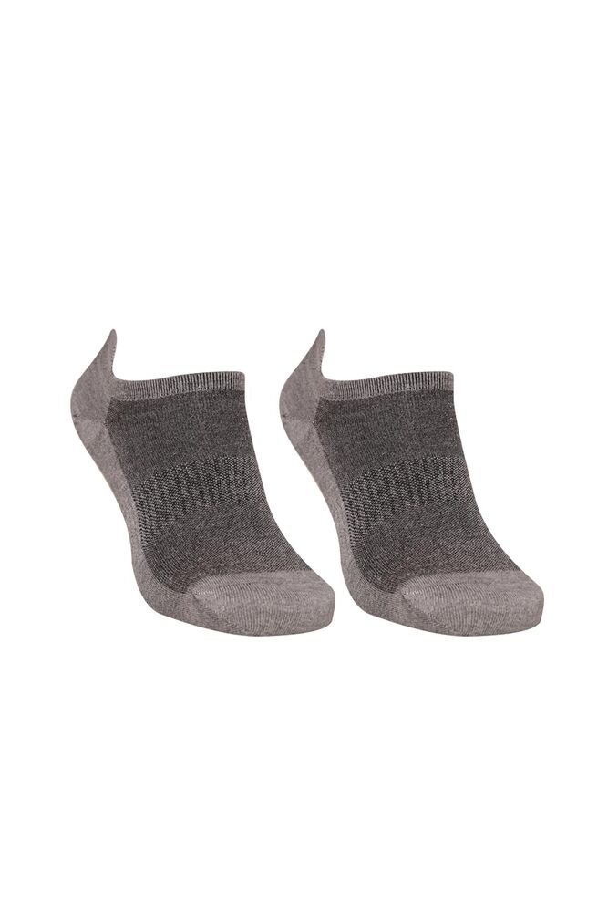 Erkek Bambu Patik Çorap 4180 | Gri