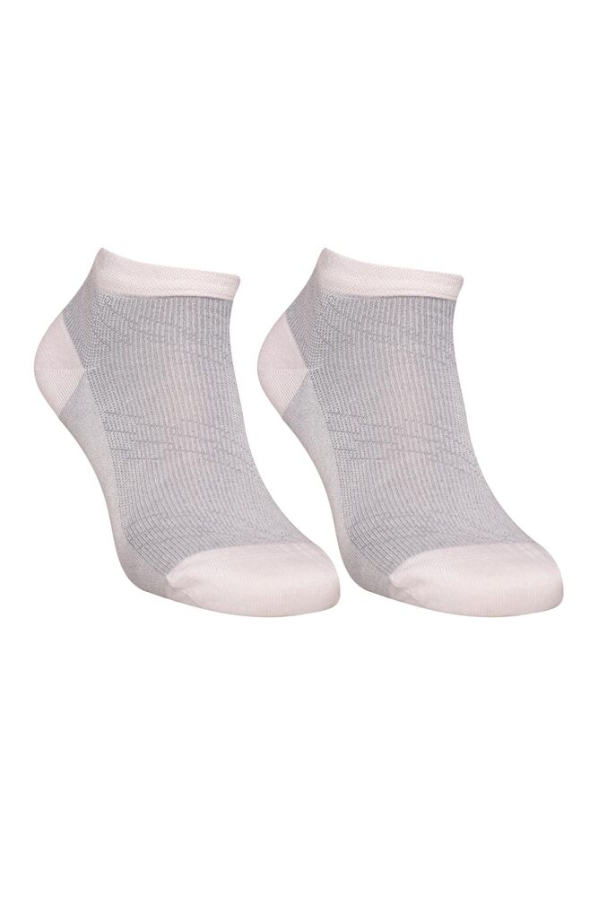 Erkek Bambu Patik Çorap 4180-1 | Beyaz