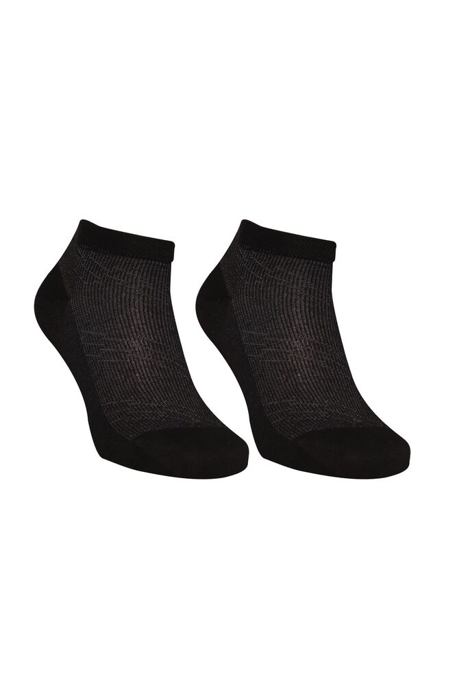 Erkek Bambu Patik Çorap 4180-1 | Siyah