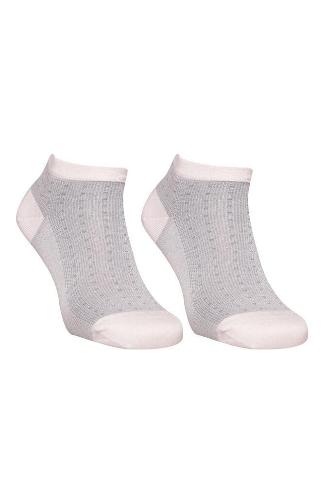 Erkek Bambu Patik Çorap 4180-2 | Beyaz