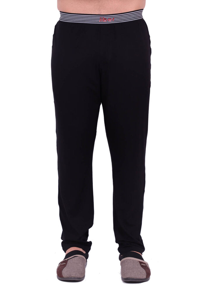 Jiber Modal Tek Alt Erkek Pijama 4633 | Siyah