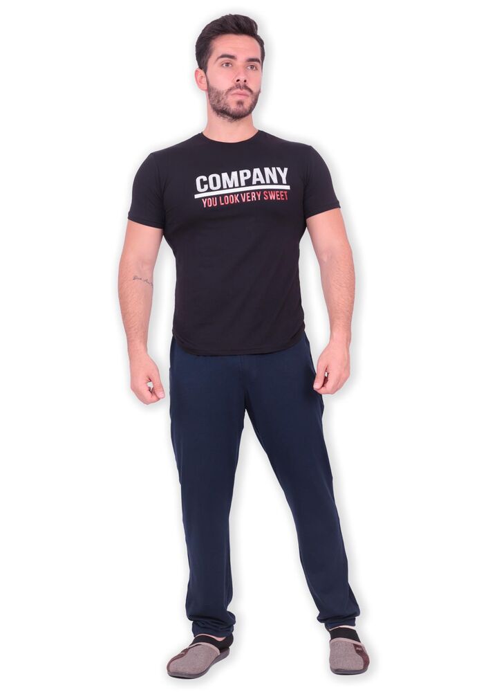 Jiber Modal Tek Alt Erkek Pijama 4633 | Lacivert