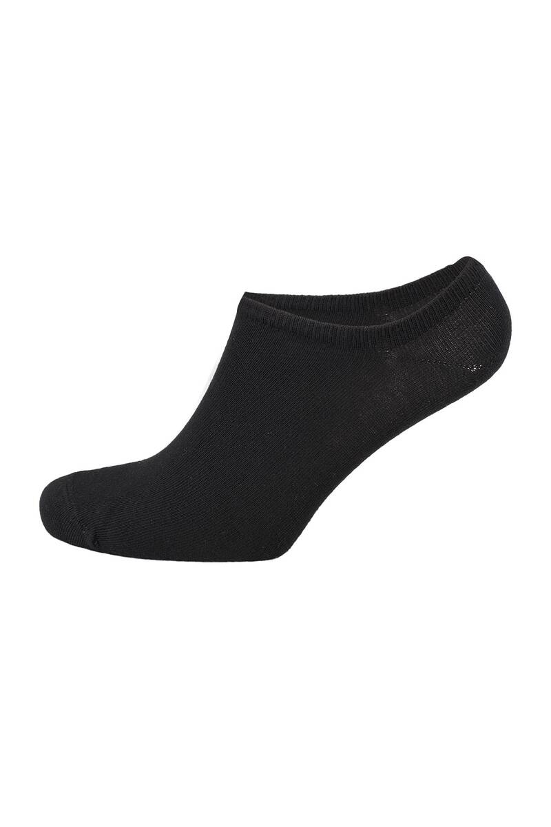 Erkek Sneakers Düz Çorap 6010 | Siyah