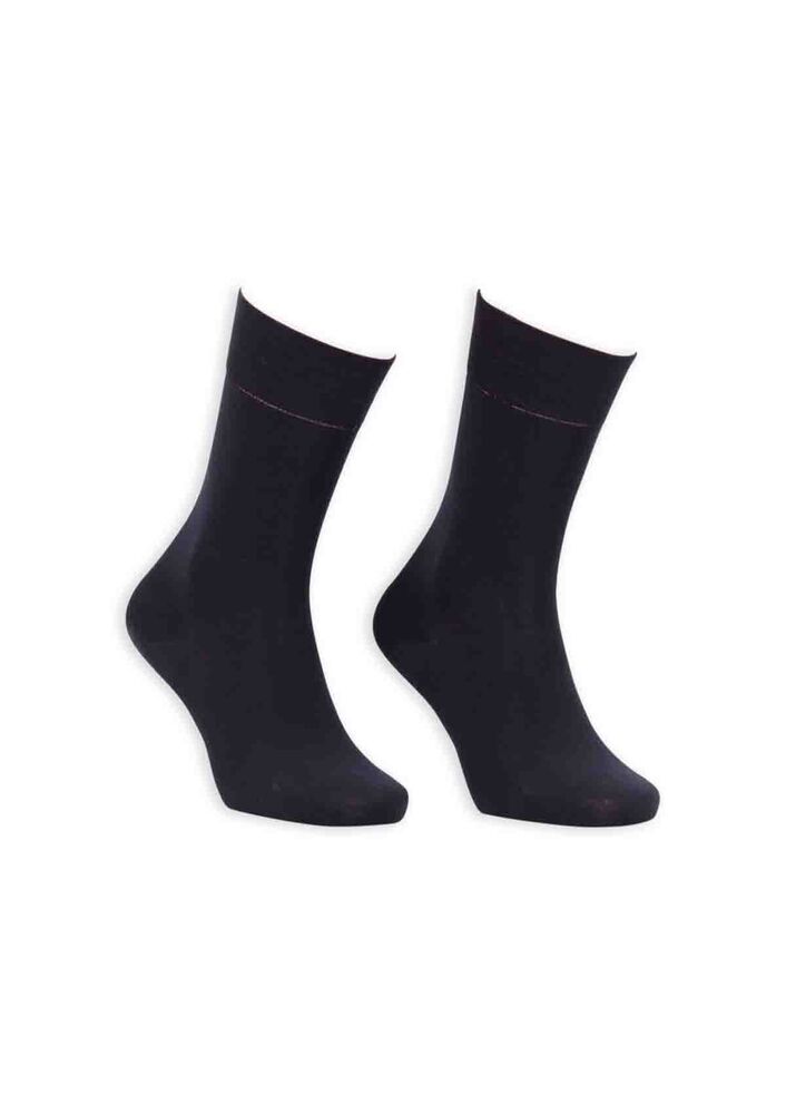 Bordo Bambu Dikişsiz Erkek Çorap GBK1002 | Siyah
