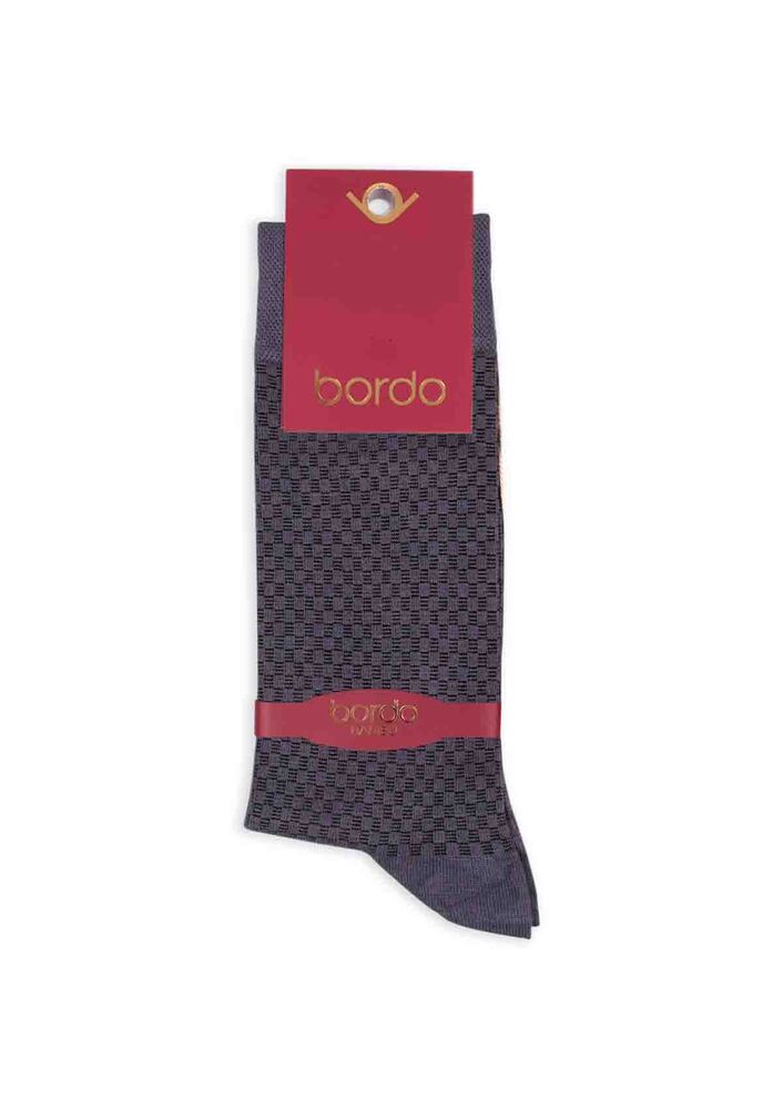 Bordo Bambu Dikişsiz Erkek Çorap EBK1004 | Füme