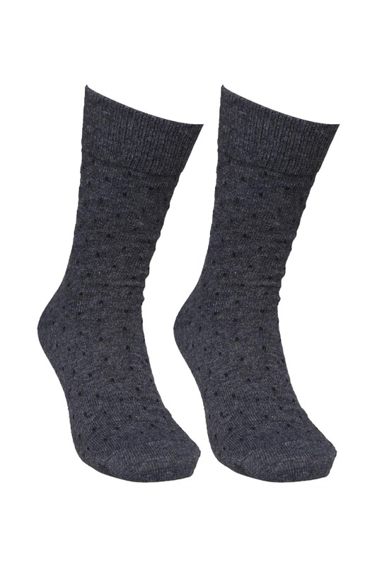 CAKS SOCKS - Erkek Lambswool Soket Çorap 50000 | Lacivert