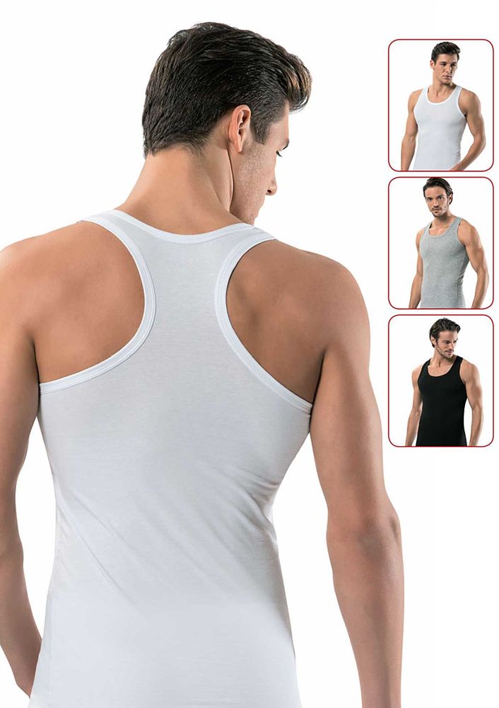 Erdem 1121 Elastan Sporcu Erkek Atlet | Beyaz
