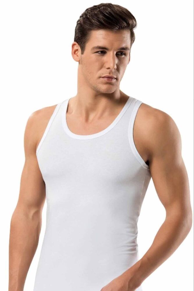 Erdem 1121 Elastan Sporcu Erkek Atlet | Beyaz