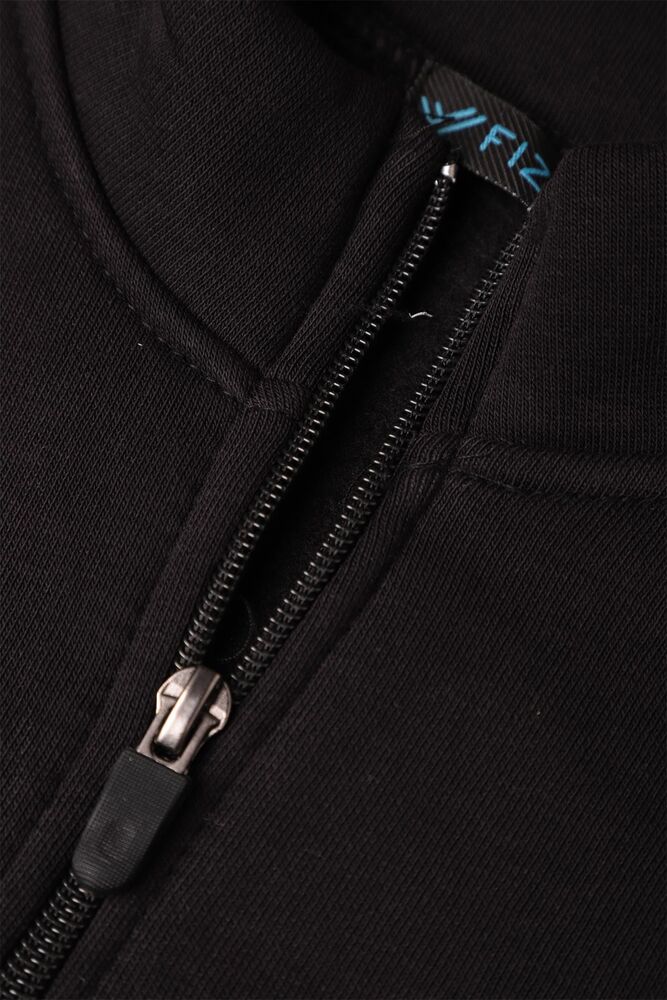 Fermuarlı Erkek Sweatshirt 3003 | Siyah