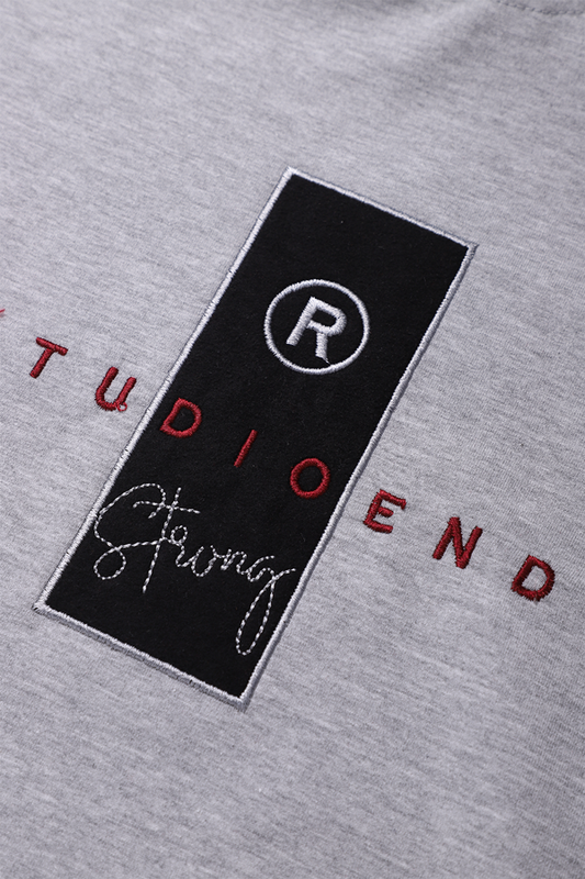 2 İplik Kompak Erkek Sweatshirt 9008-1 | Gri - Thumbnail
