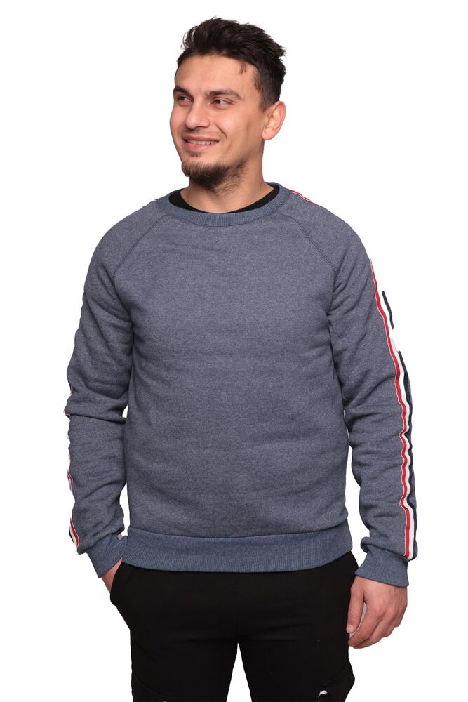 Bisiklet Yaka Erkek Sweatshirt 0148 | Lacivert