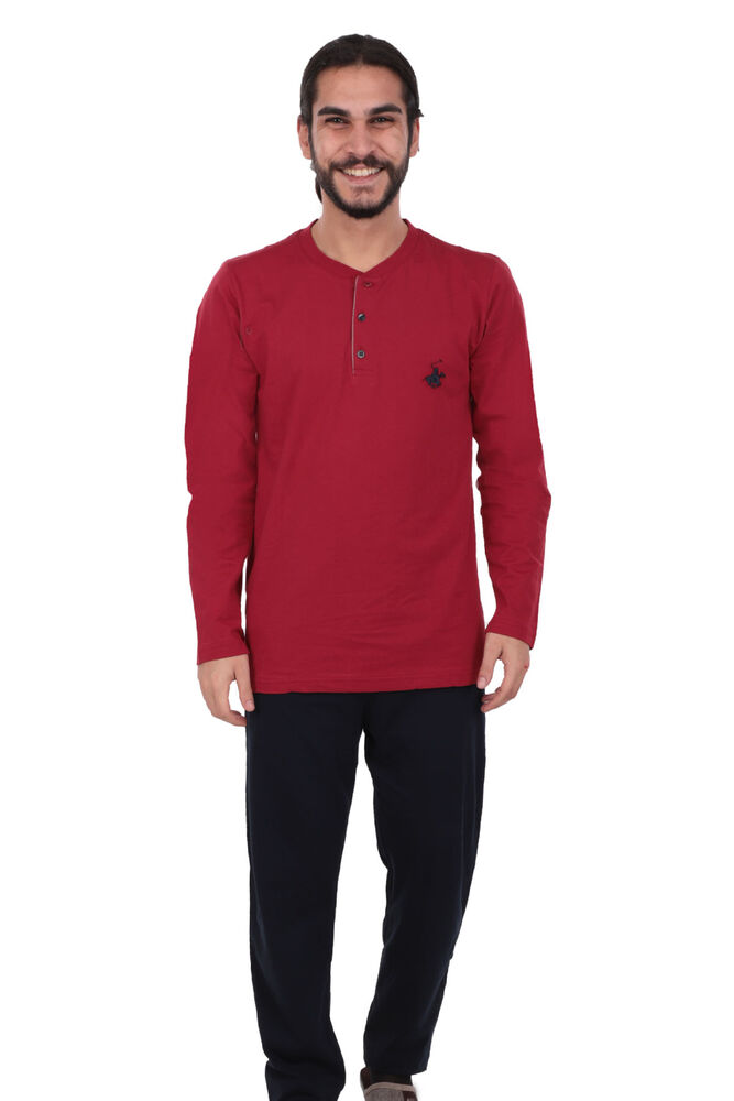 Polo Clup Pijama Takımı 881 | Bordo