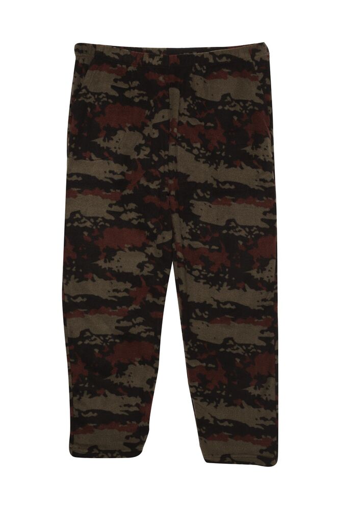 Kareli Uzun Kol Polar Erkek Pijama Takımı 100-32 | Siyah