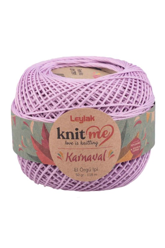 LEYLAK - Knit me Karnaval El Örgü İpi Lila 01791 50 gr.