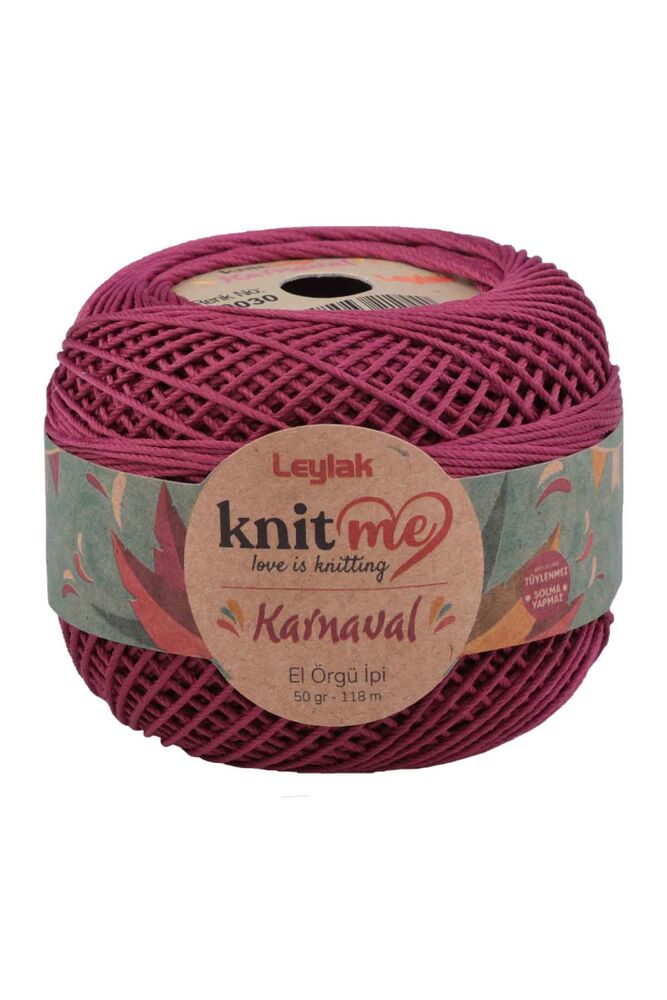 Knit me Karnaval El Örgü İpi Vişne Çürüğü 00030 50 gr.