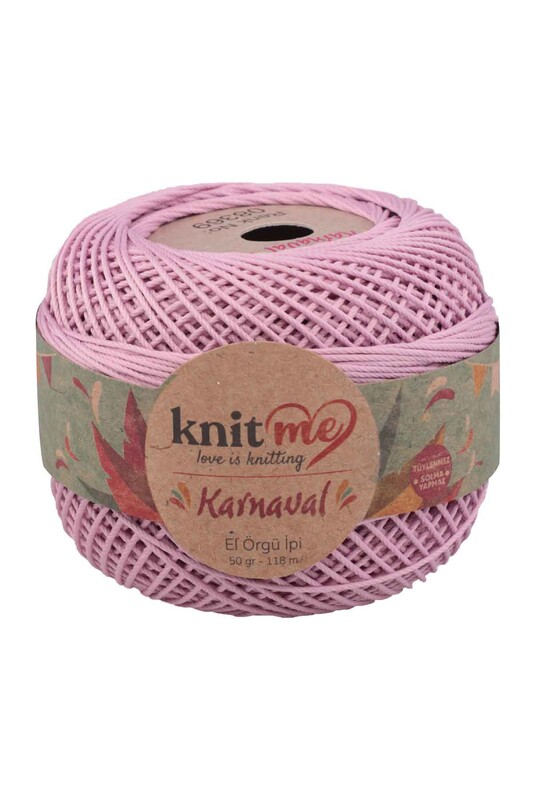 LEYLAK - Knit me Karnaval El Örgü İpi Lila 08369 50 gr.