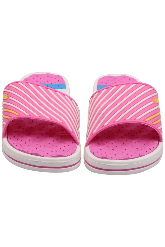 Ортопедические тапочки в полоску 1131/розовый - Thumbnail
