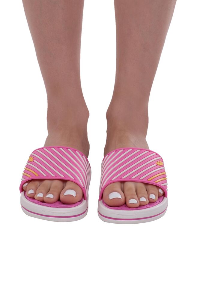 Ортопедические тапочки в полоску 1131/розовый 