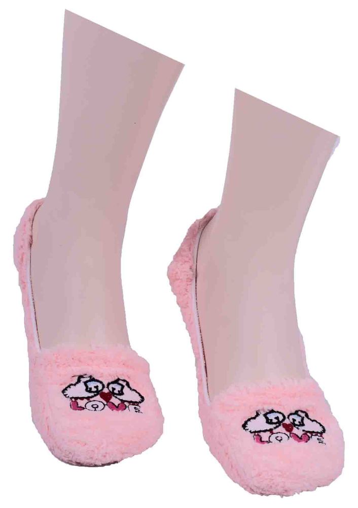 Simisso Love Yazılı Desenli Pelüş Patik 924