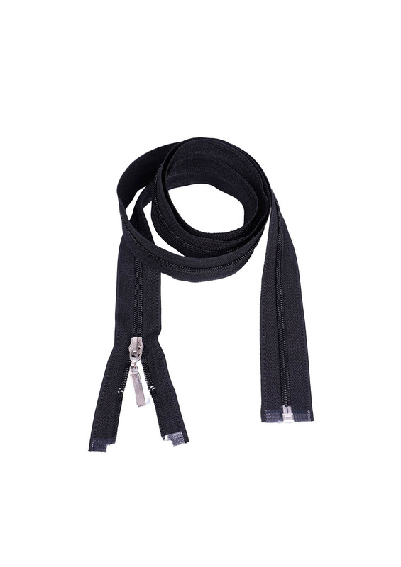 Simisso Ferace Fermuarı Siyah - Thumbnail