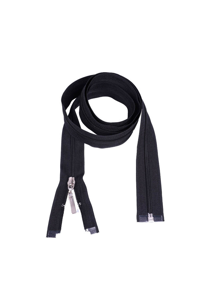 Simisso Ferace Fermuarı Siyah