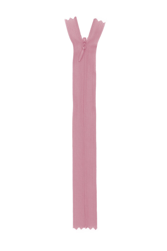 Gizli Etek Fermuarı 27 Pembe 20 cm