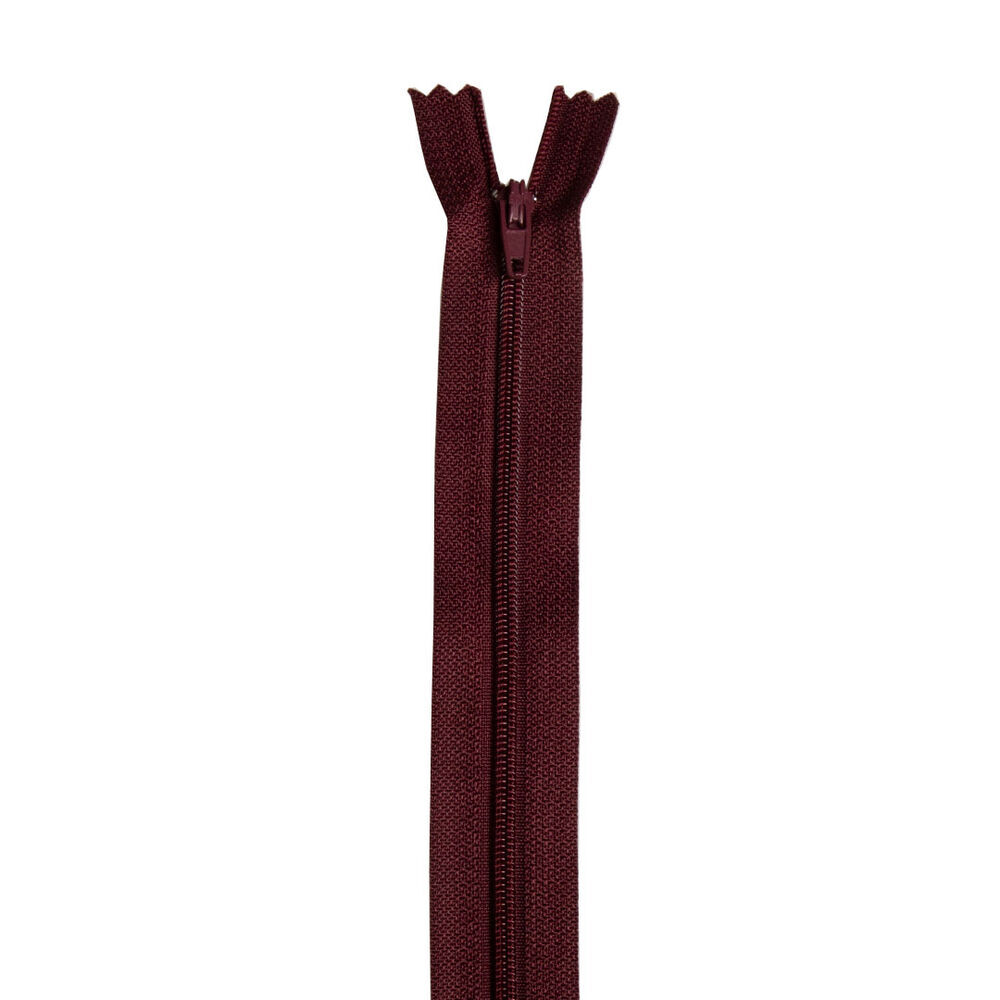 Etek Fermuarı 18 cm Bordo 01