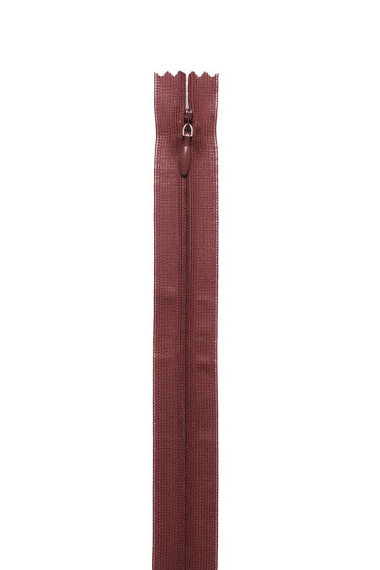SİMİSSO - Gizli Etek Fermuarı 36 Bordo 20 cm