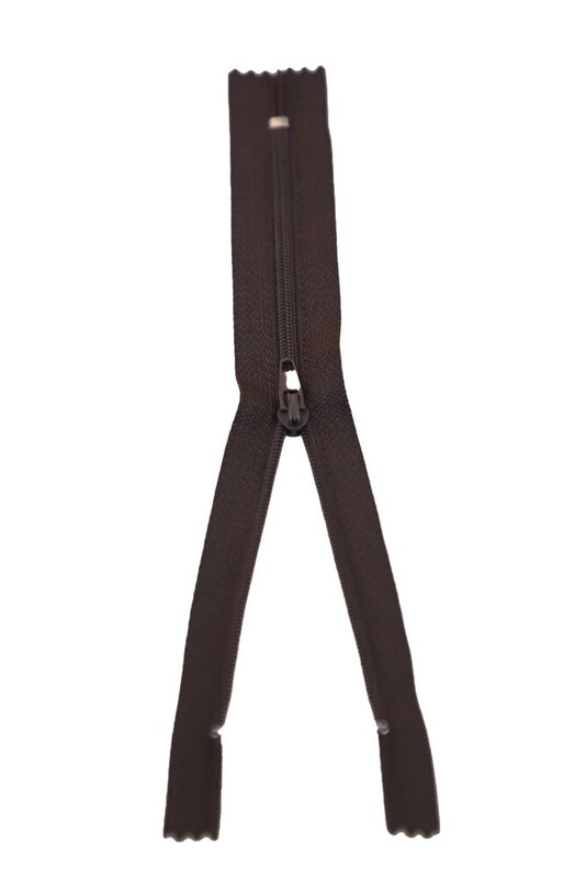 SİMİSSO - Etek Fermuarı 18 cm Kahve