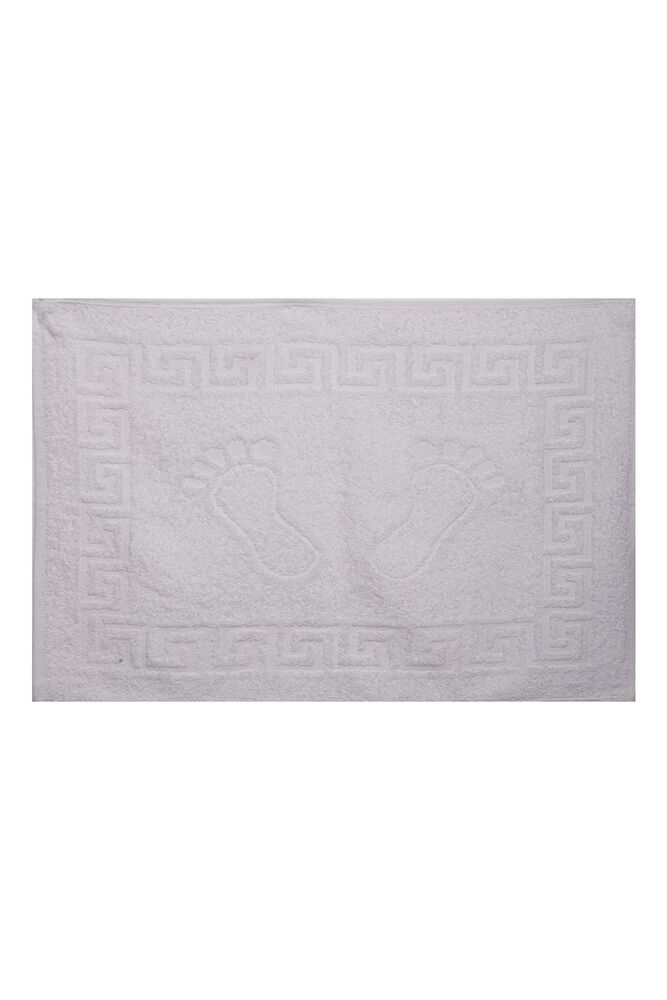 Patterned Foot Towel 50*70 White