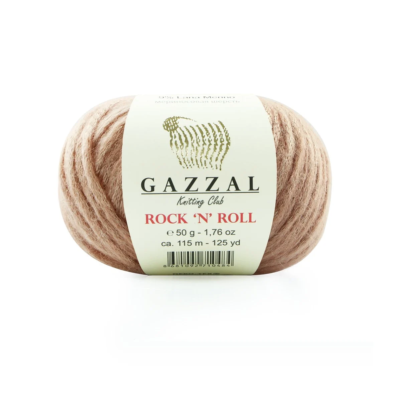 Gazzal - Пряжа Gazzal Rock 'N' Roll 50 г./13479