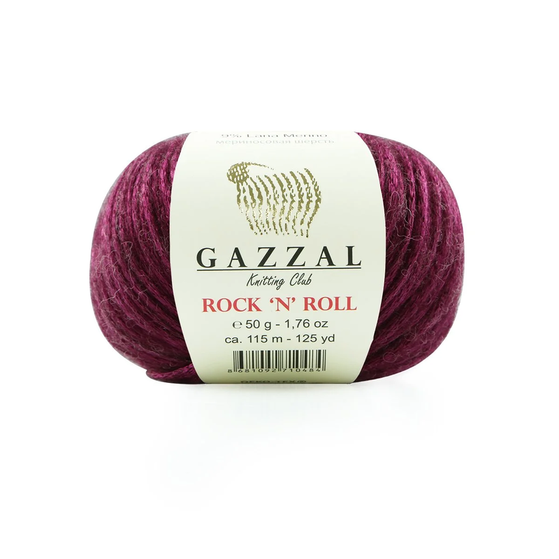 Gazzal - Пряжа Gazzal Rock 'N' Roll 50г./13912