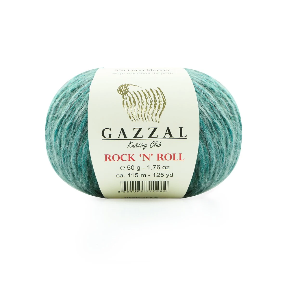 Пряжа Gazzal Rock 'N' Roll 50г./13901