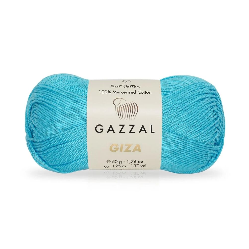 Пряжа Gazzal Giza 50 г./Бирюзовый 2480