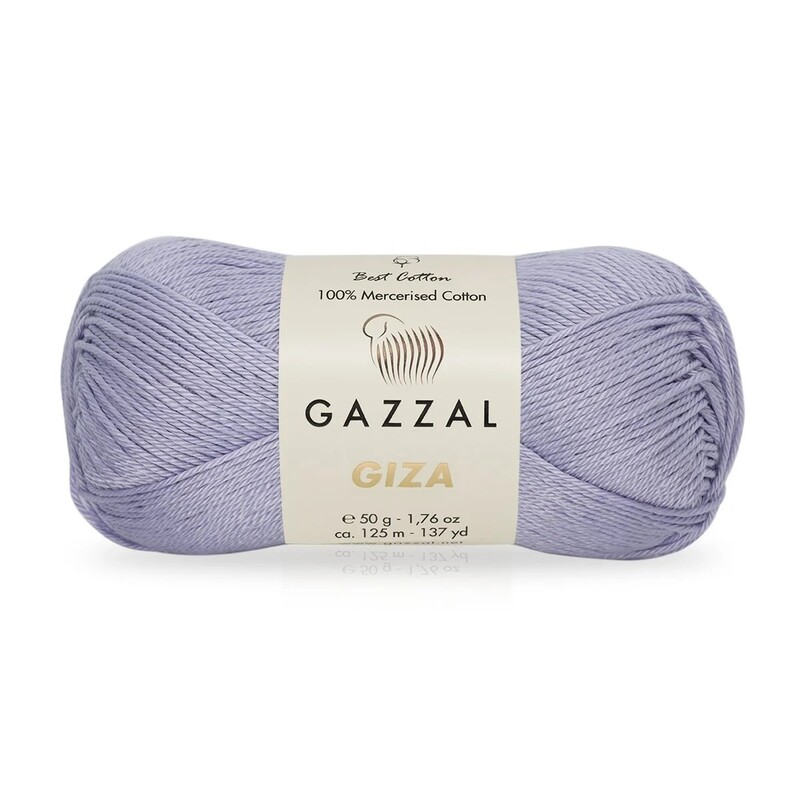 Пряжа Gazzal Giza 50 г./Лиловый 2471 - Thumbnail